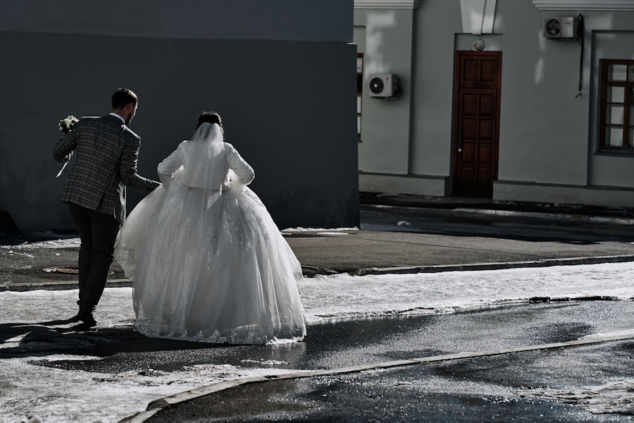 Winter wedding dress