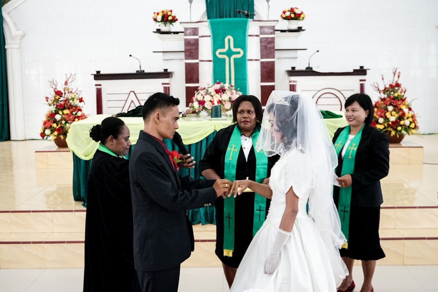 Wedding Ceremony in a Church