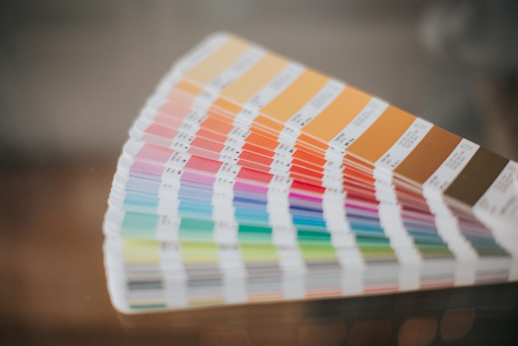 Photo wedding color palette