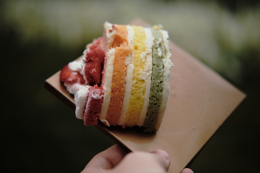 Photo wedding cake flavor