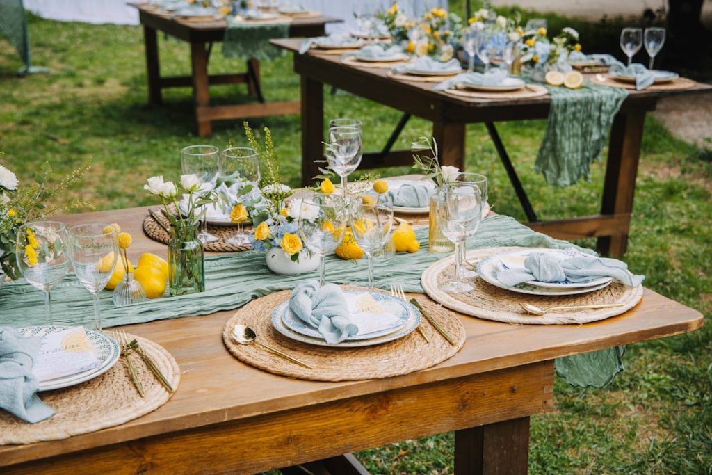 Photo Outdoor wedding planning